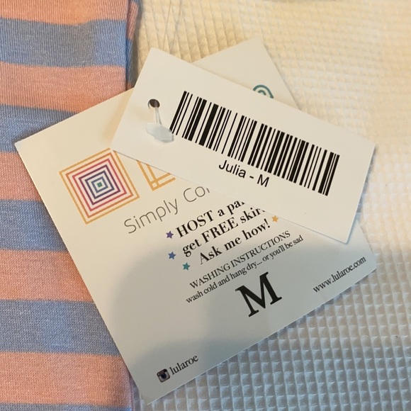 LuLaRoe woman’s striped dress Julia Size Medium - Picture 6 of 11